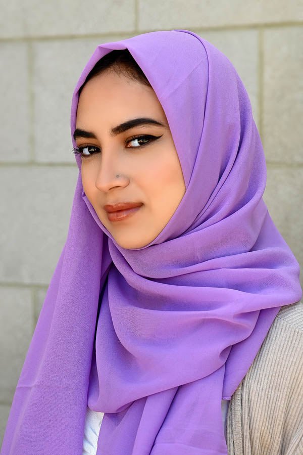 LUXURY CHIFFON HIJAB - LAVENDER