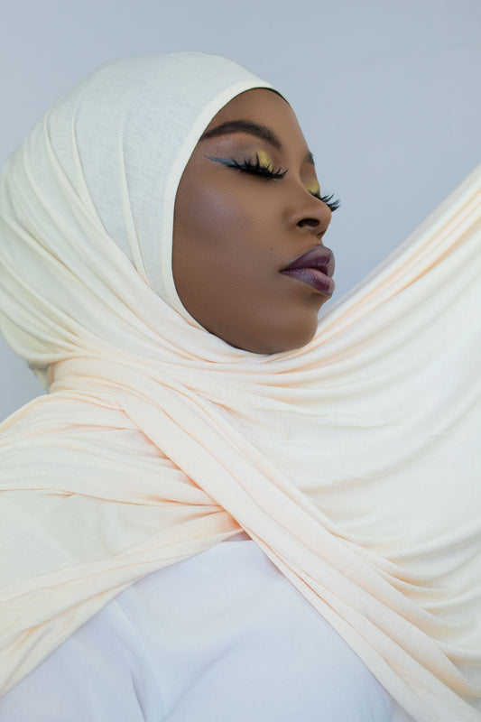 PREMIUM JERSEY HIJAB – VANILLA