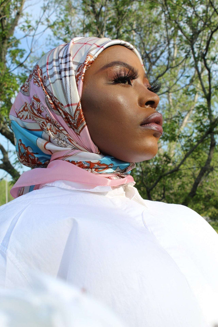 MALAIKA SATIN SQUARE HIJAB – ETHIOPIA