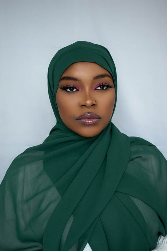 LUXURY CHIFFON HIJABS - PINE