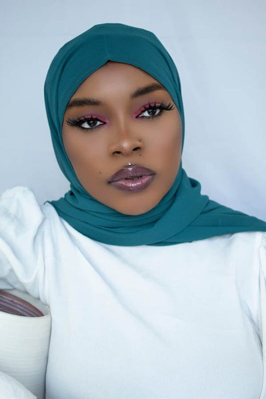 LUXURY CHIFFON HIJAB - TEAL