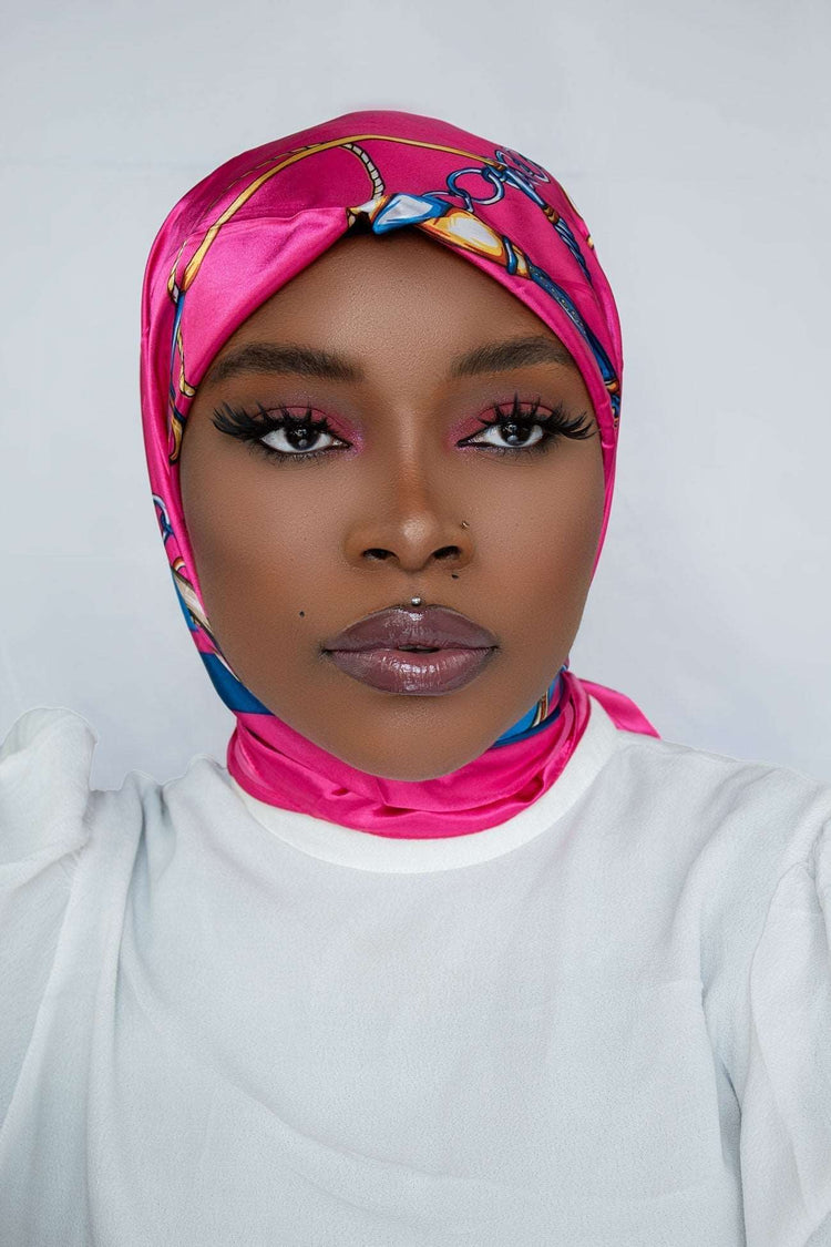 MALAIKA SATIN SQUARE HIJAB – HAITI