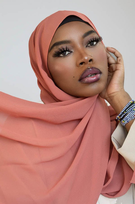 LUXURY CHIFFON HIJAB - PUNCH