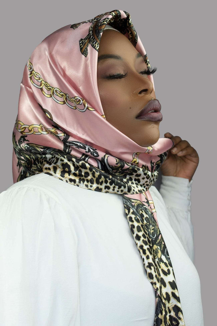 MALAIKA SATIN  SQAURE HIJAB  - FURAHA