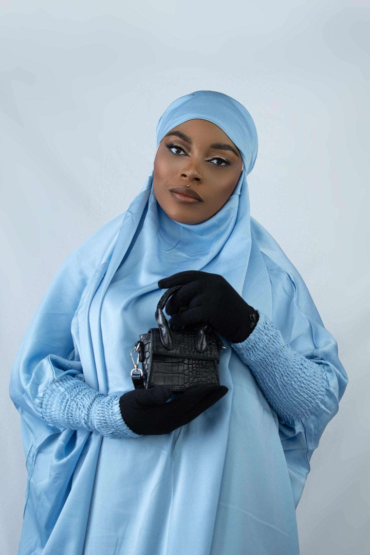 ONE UMMAH BUTTERFLY JILBAB - BABY BLUE