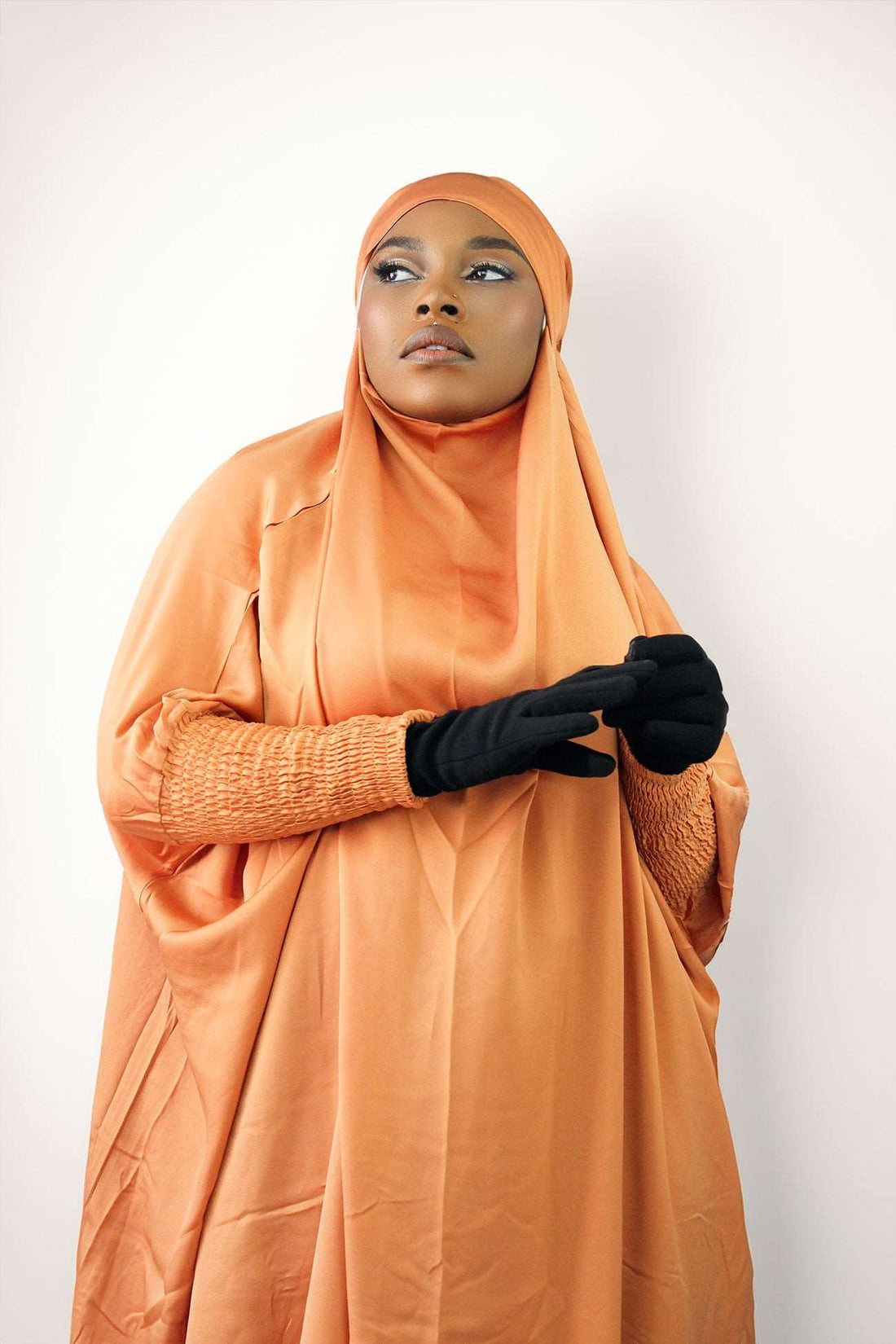 ONE UMMAH BUTTERFLY JILBAB - ORANGE