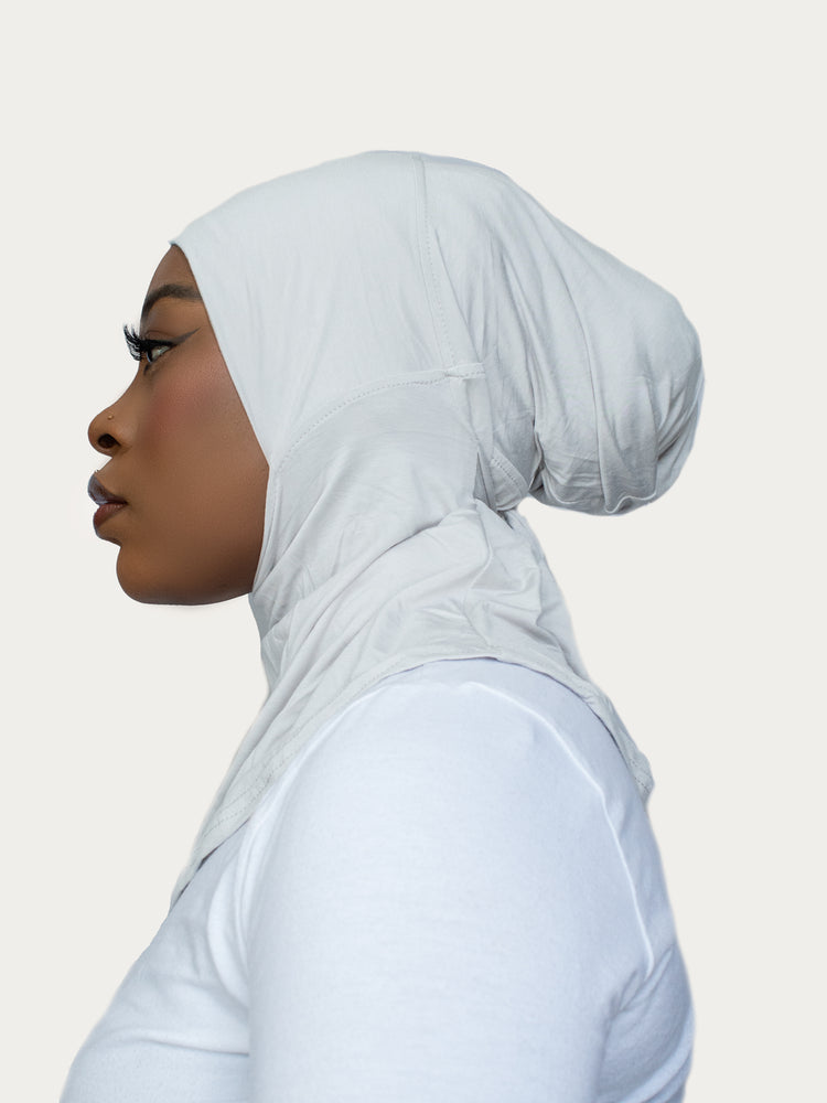 RANIA FULL COVERAGE ADJUSTABLE UNDER SCARF - GREY