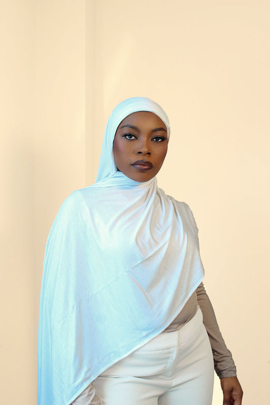 INSTANT PRE-SEWN JERSEY HIJAB – WHITE