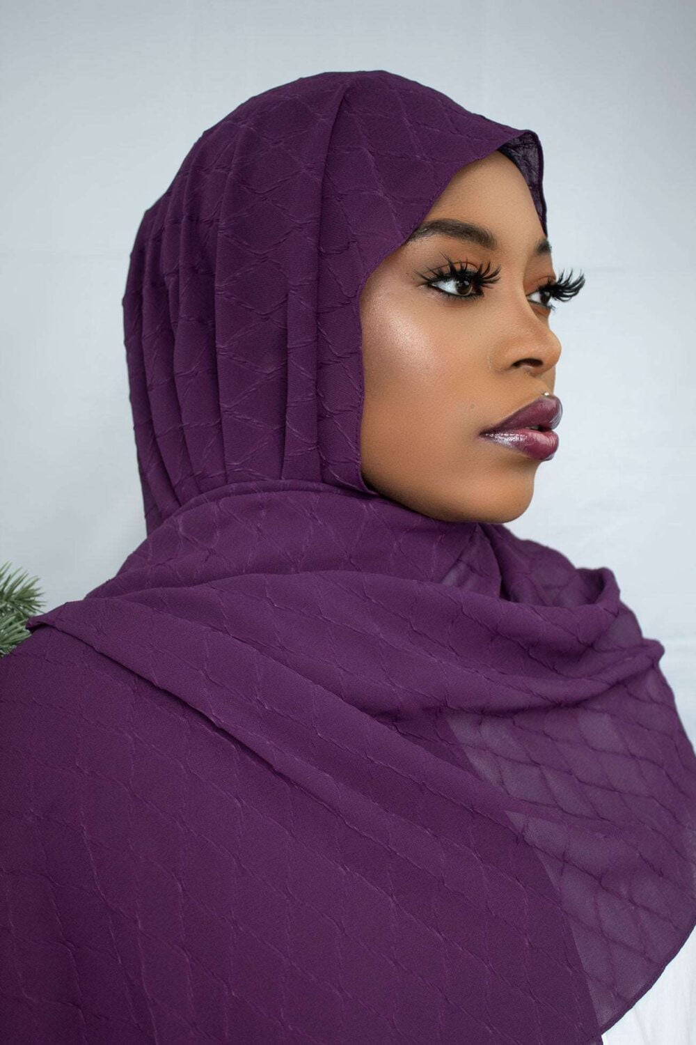 L'AMOUR CHIFFON HIJAB - VIOLET