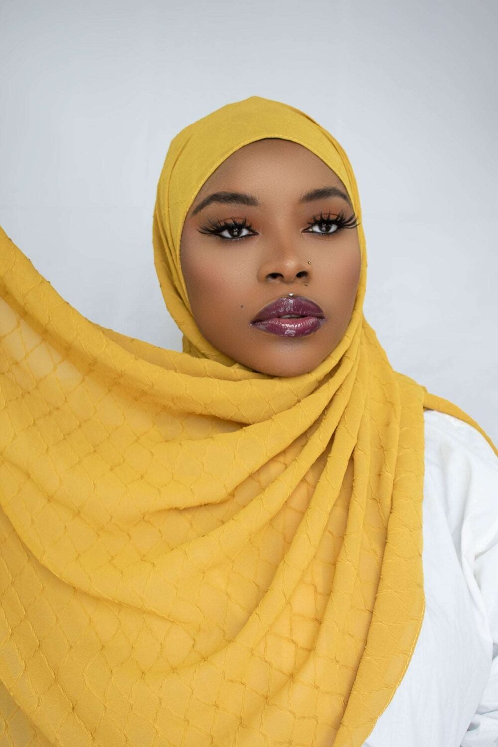 L'AMOUR CHIFFON HIJAB - MUSTARD