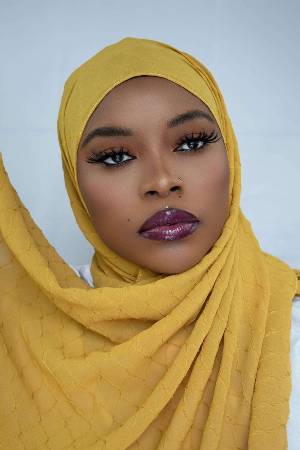 L'AMOUR CHIFFON HIJAB - MUSTARD