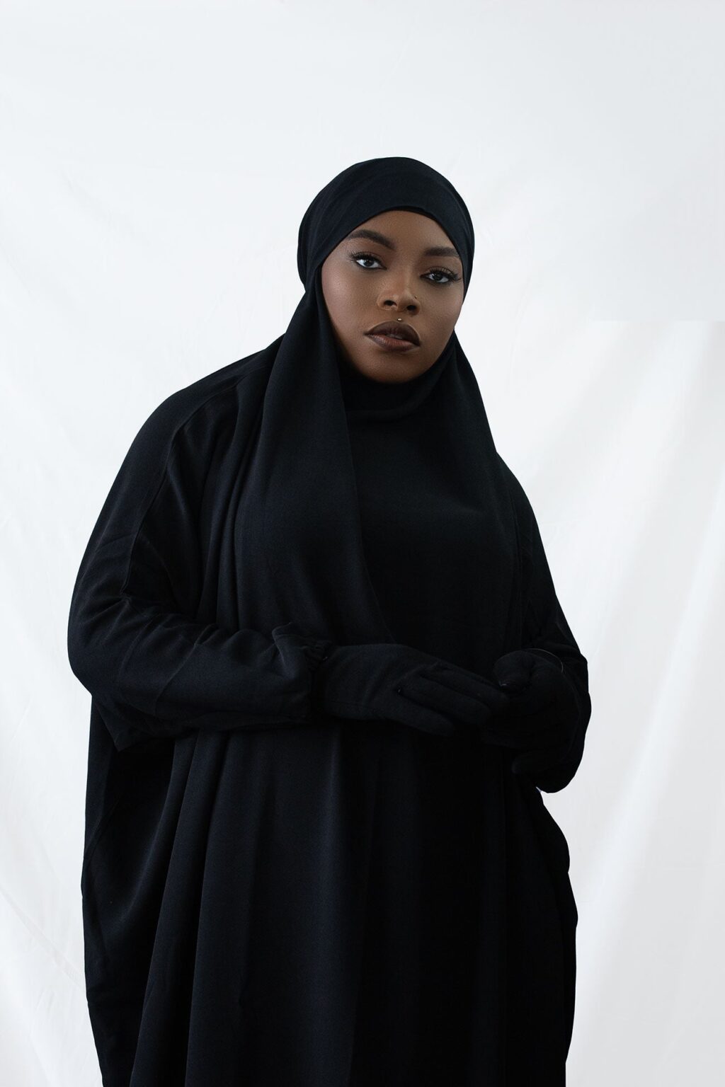 BUTTERFLY JIBAB - BLACK - HIJABKINGDOM